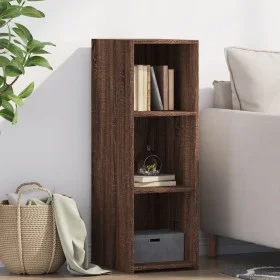 Aparador de madera de ingeniería marrón roble 30x41x93 cm by , Sideboards - Ref: Foro24-846347, Price: 45,30 €, Discount: %