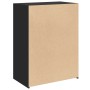 Aparador de madera de ingeniería negro 70x41x93 cm de , Aparadores - Ref: Foro24-846370, Precio: 67,06 €, Descuento: %
