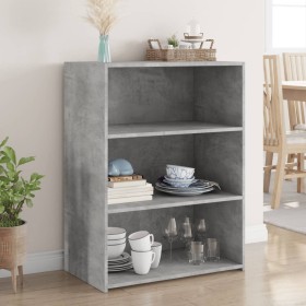 Aparador madera de ingeniería gris hormigón 70x41x93 cm de , Aparadores - Ref: Foro24-846372, Precio: 59,92 €, Descuento: %
