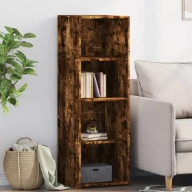 Aparador alto madera de ingeniería roble ahumado 40x41x124 cm de , Aparadores - Ref: Foro24-846387, Precio: 62,84 €, Descuent...