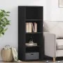 Aparador alto madera ingeniería negro 45x41x124 cm de , Aparadores - Ref: Foro24-846391, Precio: 67,01 €, Descuento: %