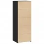 Aparador alto madera ingeniería negro 45x41x124 cm de , Aparadores - Ref: Foro24-846391, Precio: 67,01 €, Descuento: %