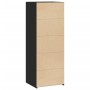 Aparador alto madera ingeniería negro 45x41x124 cm de , Aparadores - Ref: Foro24-846391, Precio: 67,91 €, Descuento: %
