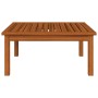 Muebles de jardín 2 piezas con cojines madera maciza de acacia de vidaXL, Sofás modulares de exterior - Ref: Foro24-312427, P...