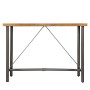 Mesa alta de bar teca maciza reciclada 150x70x106 cm en Mesas de comedor | Comprar online en Foru.es