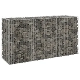 Gabionenwand mit verzinkten Stahlabdeckungen 200x60x100 cm von vidaXL, Zaunpaneele - Ref: Foro24-147815, Preis: 98,41 €, Raba...