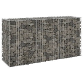 Muro de gaviones con cubiertas acero galvanizado 200x60x100 cm de vidaXL, Paneles de vallas - Ref: Foro24-147815, Precio: 105...
