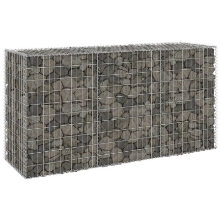 Muro de gaviones con cubiertas acero galvanizado 200x60x100 cm de vidaXL, Paneles de vallas - Ref: Foro24-147815, Precio: 105...