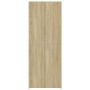 Aparador de madera de ingeniería roble Sonoma 80x42,5x185 cm de , Aparadores - Ref: Foro24-3281436, Precio: 198,63 €, Descuen...