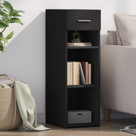 Aparador de madera de ingeniería negro 40x42,5x93 cm de , Aparadores - Ref: Foro24-846307, Precio: 52,49 €, Descuento: %