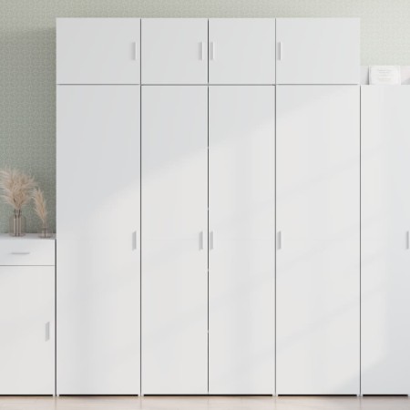 Aparador alto madera de ingeniería blanco 80x42,5x185 cm de , Aparadores - Ref: Foro24-3281434, Precio: 221,18 €, Descuento: %