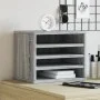 Organizador escritorio madera ingeniería gris 36x26x29,5 cm by , Classification and organization - Ref: Foro24-848050, Price:...