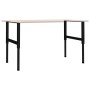 Estructura de banco de trabajo 2 uds metal 85x(69-95,5)cm negro de vidaXL, Patas para mesas - Ref: Foro24-147933, Precio: 68,...