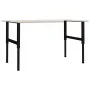Estructura de banco de trabajo 2 uds metal 85x(69-95,5)cm negro de vidaXL, Patas para mesas - Ref: Foro24-147933, Precio: 67,...