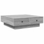 Mesa de centro madera de ingeniería gris Sonoma 90x90x28 cm de , Mesas de centro - Ref: Foro24-848092, Precio: 115,29 €, Desc...