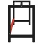 Workbench black and red metal structure 150x57x79 cm by vidaXL, Table legs - Ref: Foro24-147929, Price: 78,23 €, Discount: %