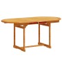 Juego comedor de jardín 7 pzas madera maciza acacia y textileno de , Conjuntos de jardín - Ref: Foro24-3279295, Precio: 691,8...