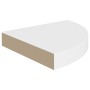 Estante flotante de esquina 2 uds MDF blanco 25x25x3,8 cm en Estanterías | Comprar online en Foru.es