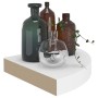 Estante flotante de esquina 2 uds MDF blanco 25x25x3,8 cm en Estanterías | Comprar online en Foru.es