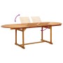 Juego comedor de jardín 7 pzas madera maciza acacia y textileno de , Conjuntos de jardín - Ref: Foro24-3279276, Precio: 775,9...
