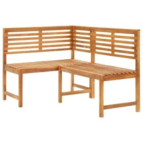 Solid acacia wood corner garden bench 140 cm by vidaXL, garden benches - Ref: Foro24-312422, Price: 219,52 €, Discount: %
