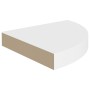 Estantes flotantes de pared 4 uds MDF blanco 25x25x3,8 cm en Estanterías | Comprar online en Foru.es