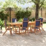 Juego comedor de jardín 7 pzas madera maciza acacia y textileno de , Conjuntos de jardín - Ref: Foro24-3279306, Precio: 794,4...