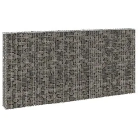 Gabion wall with galvanized steel covers 300x30x150 cm by vidaXL, fence panels - Ref: Foro24-147822, Price: 179,96 €, Discoun...