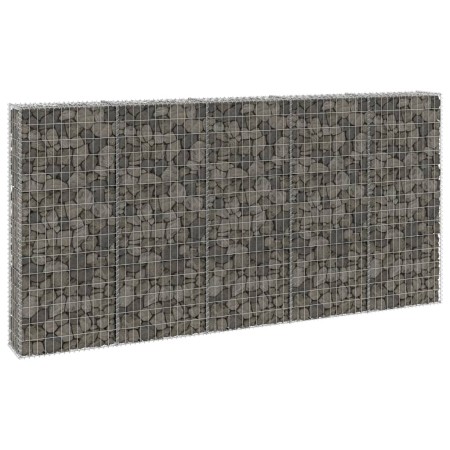 Muro de gaviones con cubiertas acero galvanizado 300x30x150 cm de vidaXL, Paneles de vallas - Ref: Foro24-147822, Precio: 188...