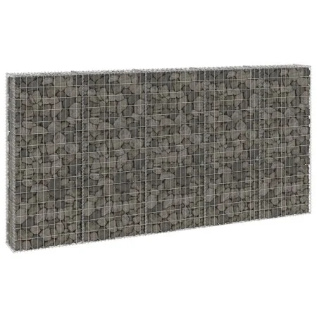 Muro de gaviones con cubiertas acero galvanizado 300x30x150 cm de vidaXL, Paneles de vallas - Ref: Foro24-147822, Precio: 179...