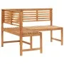 Banco de esquina de jardín madera maciza de acacia 140 cm de vidaXL, Bancos de jardín - Ref: Foro24-312422, Precio: 219,52 €,...