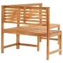 Banco de esquina de jardín madera maciza de acacia 140 cm de vidaXL, Bancos de jardín - Ref: Foro24-312422, Precio: 219,52 €,...