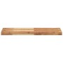 Estante flotante madera acacia maciza acabado aceite 100x30x4cm de , Estantes y estanterías - Ref: Foro24-3279615, Precio: 67...