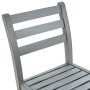 Taburetes de cocina 4 unidades madera maciza de acacia gris de vidaXL, Taburetes de cocina - Ref: Foro24-312418, Precio: 276,...