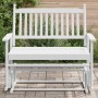 Banco deslizante madera maciza de álamo blanco 118x70x104,5 cm de , Mecedoras - Ref: Foro24-4008868, Precio: 117,71 €, Descue...