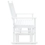 Banco deslizante madera maciza de álamo blanco 118x70x104,5 cm de , Mecedoras - Ref: Foro24-4008868, Precio: 117,71 €, Descue...