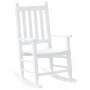 Mecedora para niños madera maciza de álamo blanca by , Rocking chairs - Ref: Foro24-4008877, Price: 76,34 €, Discount: %