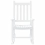 Mecedora para niños madera maciza de álamo blanca de , Mecedoras - Ref: Foro24-4008877, Precio: 77,38 €, Descuento: %