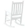 Mecedora para niños madera maciza de álamo blanca by , Rocking chairs - Ref: Foro24-4008877, Price: 76,34 €, Discount: %