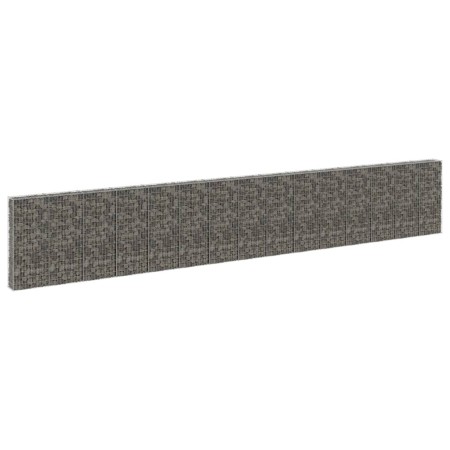 Muro de gaviones con cubiertas acero galvanizado 900x30x150 cm de vidaXL, Paneles de vallas - Ref: Foro24-147818, Precio: 685...