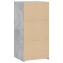 Aparador de madera de ingeniería gris hormigón 45x41x93 cm de , Aparadores - Ref: Foro24-846358, Precio: 53,51 €, Descuento: %