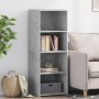Aparador alto madera de ingeniería gris hormigón 45x41x124 cm de , Aparadores - Ref: Foro24-846393, Precio: 66,11 €, Descuent...