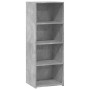 Aparador alto madera de ingeniería gris hormigón 45x41x124 cm de , Aparadores - Ref: Foro24-846393, Precio: 66,11 €, Descuent...