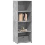 Aparador alto madera de ingeniería gris hormigón 45x41x124 cm de , Aparadores - Ref: Foro24-846393, Precio: 66,11 €, Descuent...