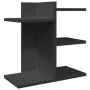 Organizador escritorio madera ingeniería negro 42x21,5x42 cm de , Clasificación y organización - Ref: Foro24-848067, Precio: ...
