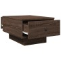 Mesa de centro madera de ingeniería marrón roble 60x45x31 cm de , Mesas de centro - Ref: Foro24-848086, Precio: 71,33 €, Desc...