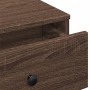 Mesa de centro madera de ingeniería marrón roble 60x45x31 cm de , Mesas de centro - Ref: Foro24-848086, Precio: 71,33 €, Desc...