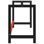 Estructura de banco de trabajo metal negro y rojo 120x57x79 cm de vidaXL, Patas para mesas - Ref: Foro24-147928, Precio: 68,4...