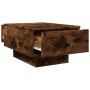 Mesa de centro madera de ingeniería roble ahumado 60x45x31 cm de , Mesas de centro - Ref: Foro24-848084, Precio: 73,48 €, Des...