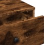 Mesa de centro madera de ingeniería roble ahumado 60x45x31 cm de , Mesas de centro - Ref: Foro24-848084, Precio: 73,48 €, Des...